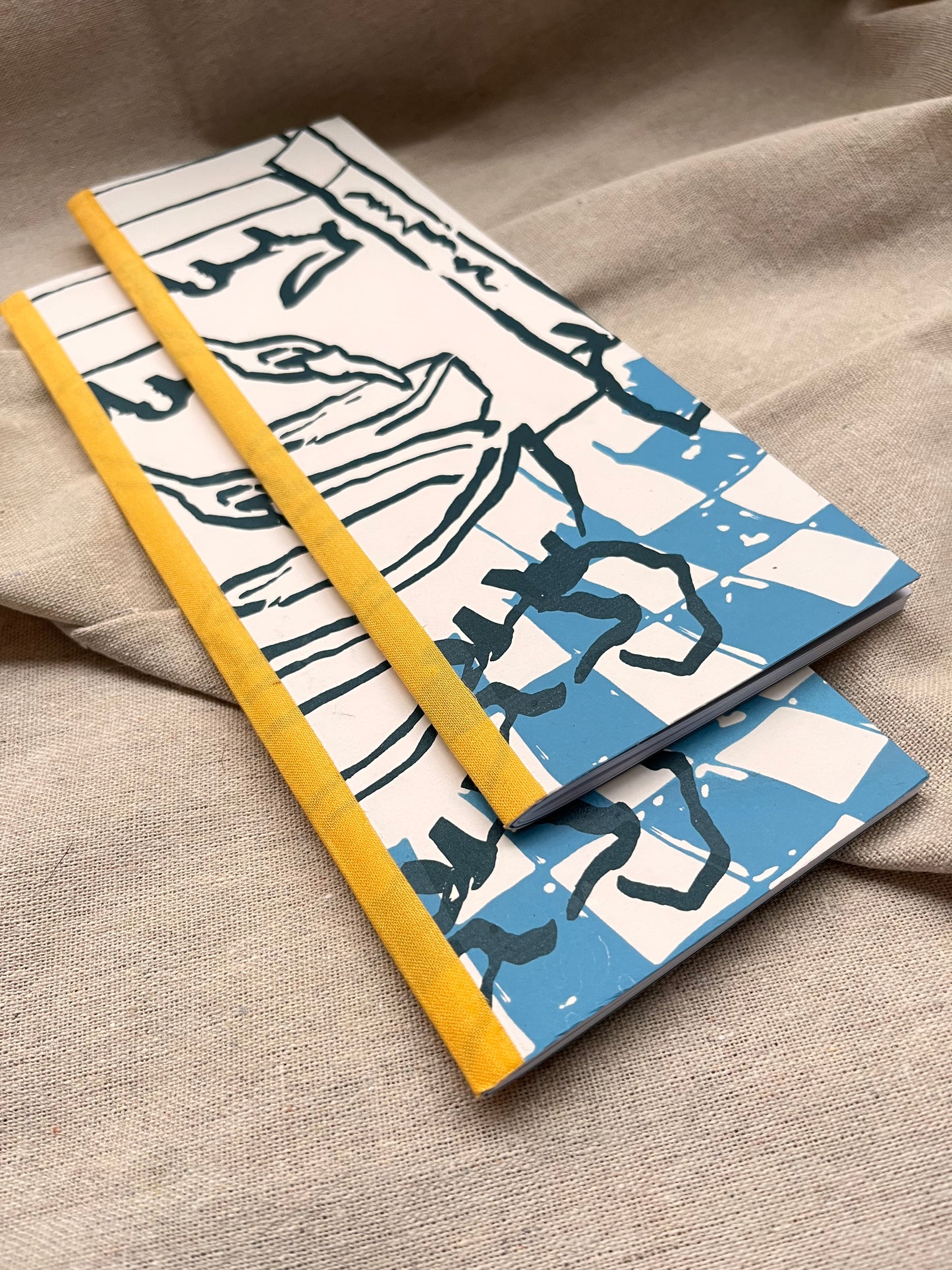 Libreta serigrafía / Tapa blanda / Alargada