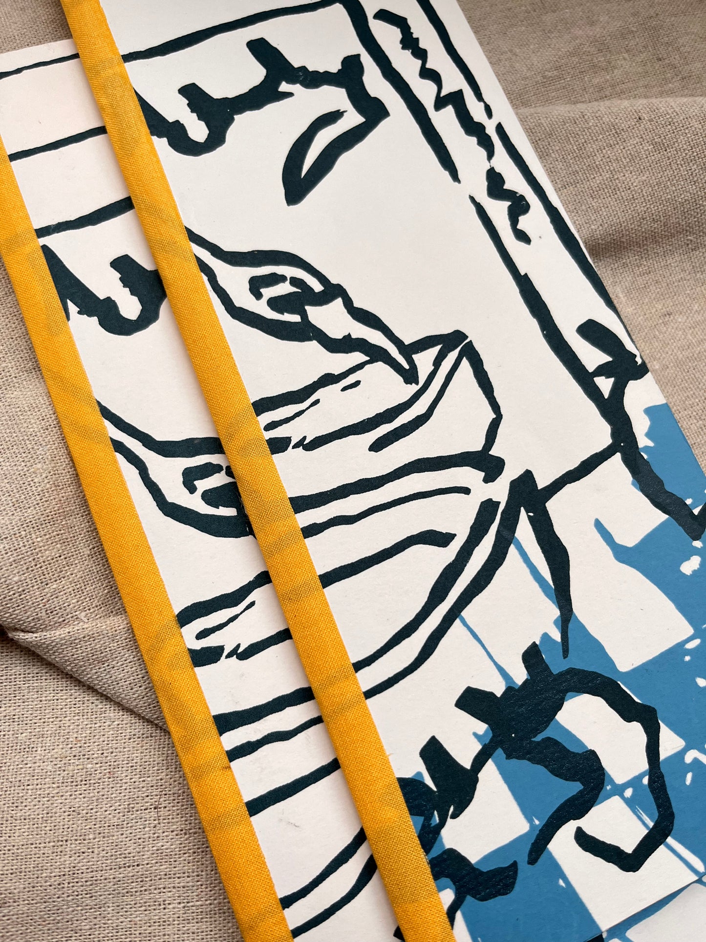 Libreta serigrafía / Tapa blanda / Alargada