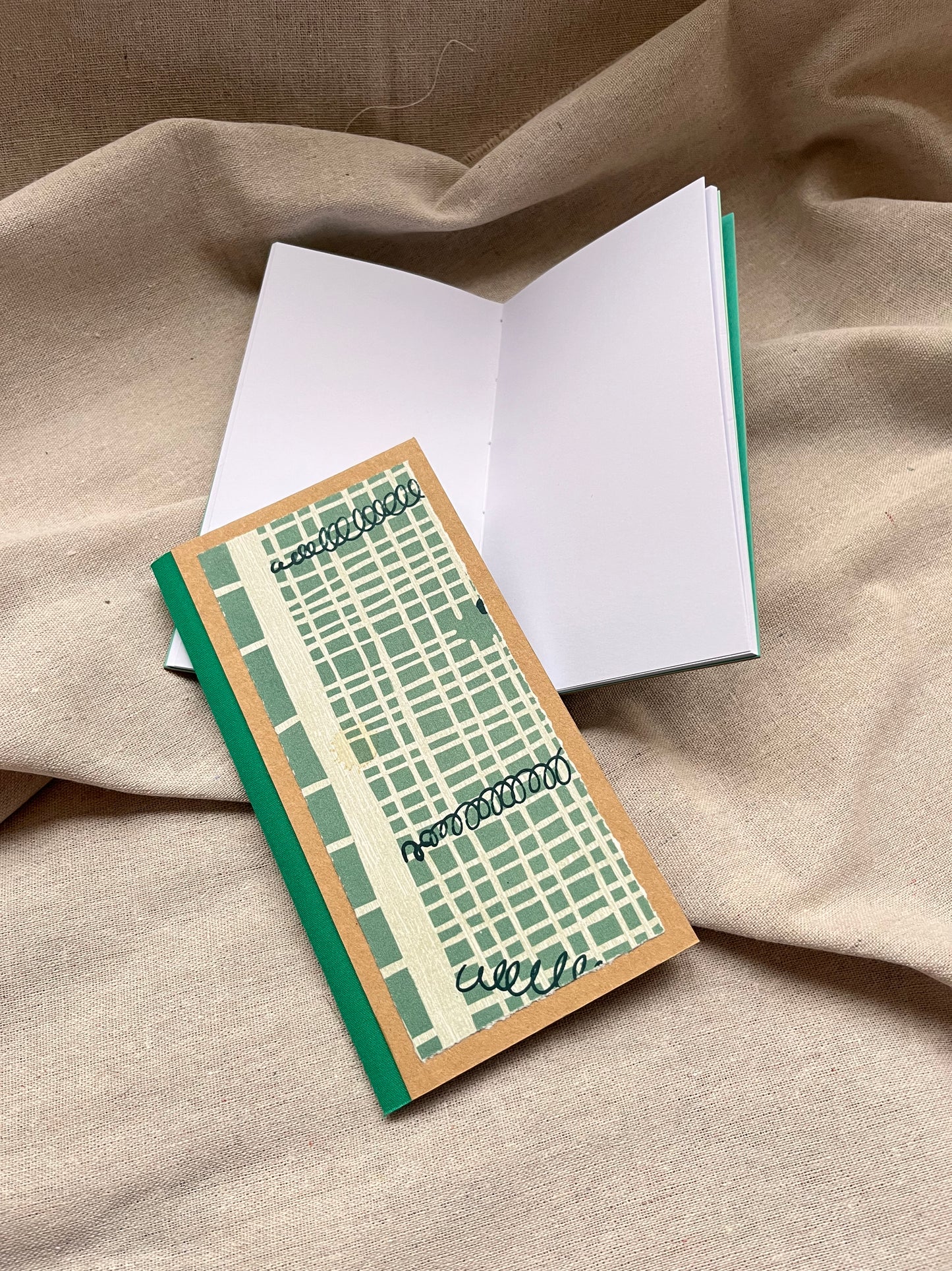 Libreta xilografía/litografía / Tapa dura / Alargada