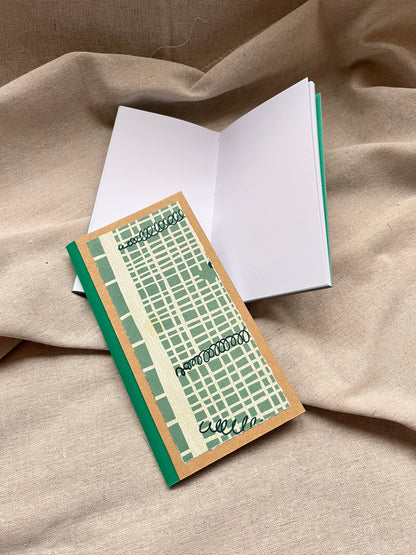 Libreta xilografía/litografía / Tapa dura / Alargada