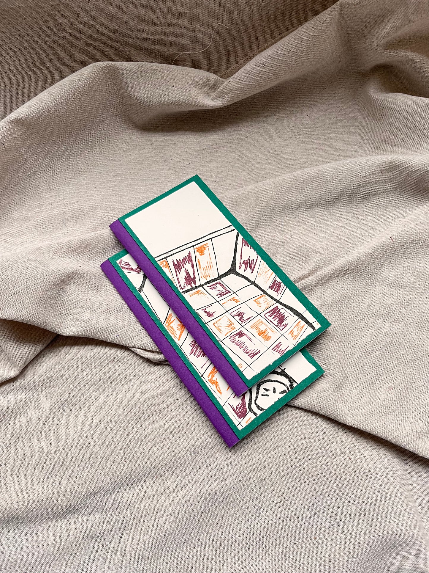 Libreta litografía / Tapa dura / Alargada