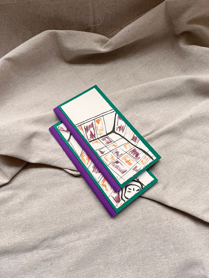 Libreta litografía / Tapa dura / Alargada