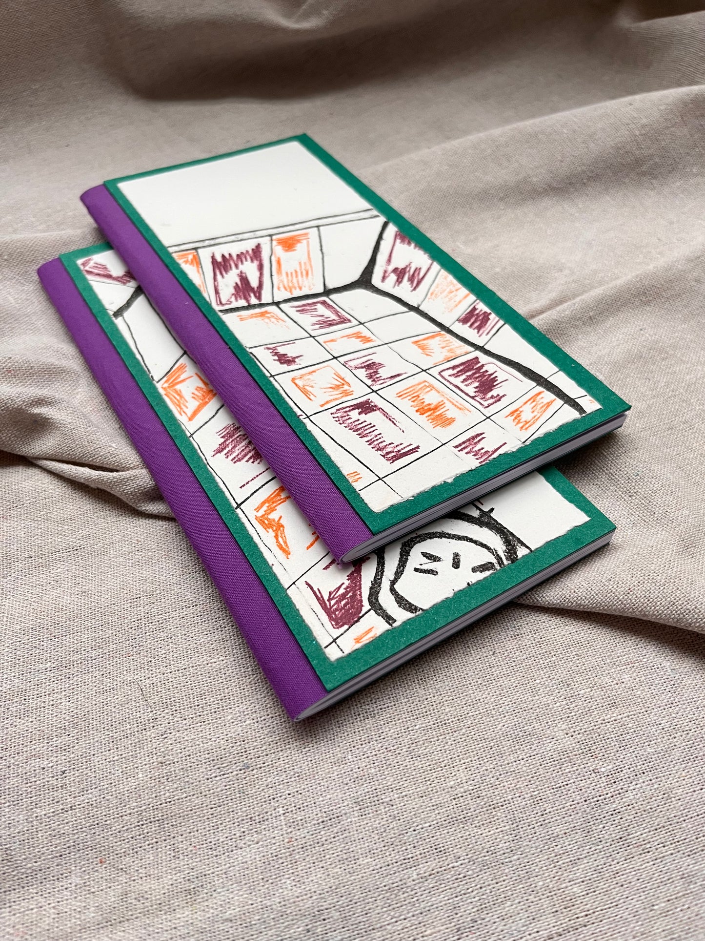 Libreta litografía / Tapa dura / Alargada