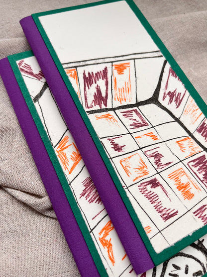 Libreta litografía / Tapa dura / Alargada