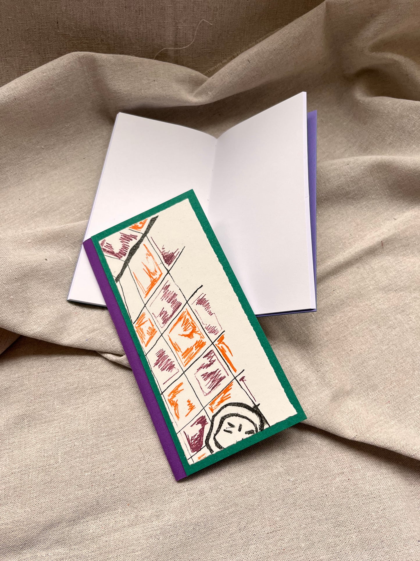 Libreta litografía / Tapa dura / Alargada