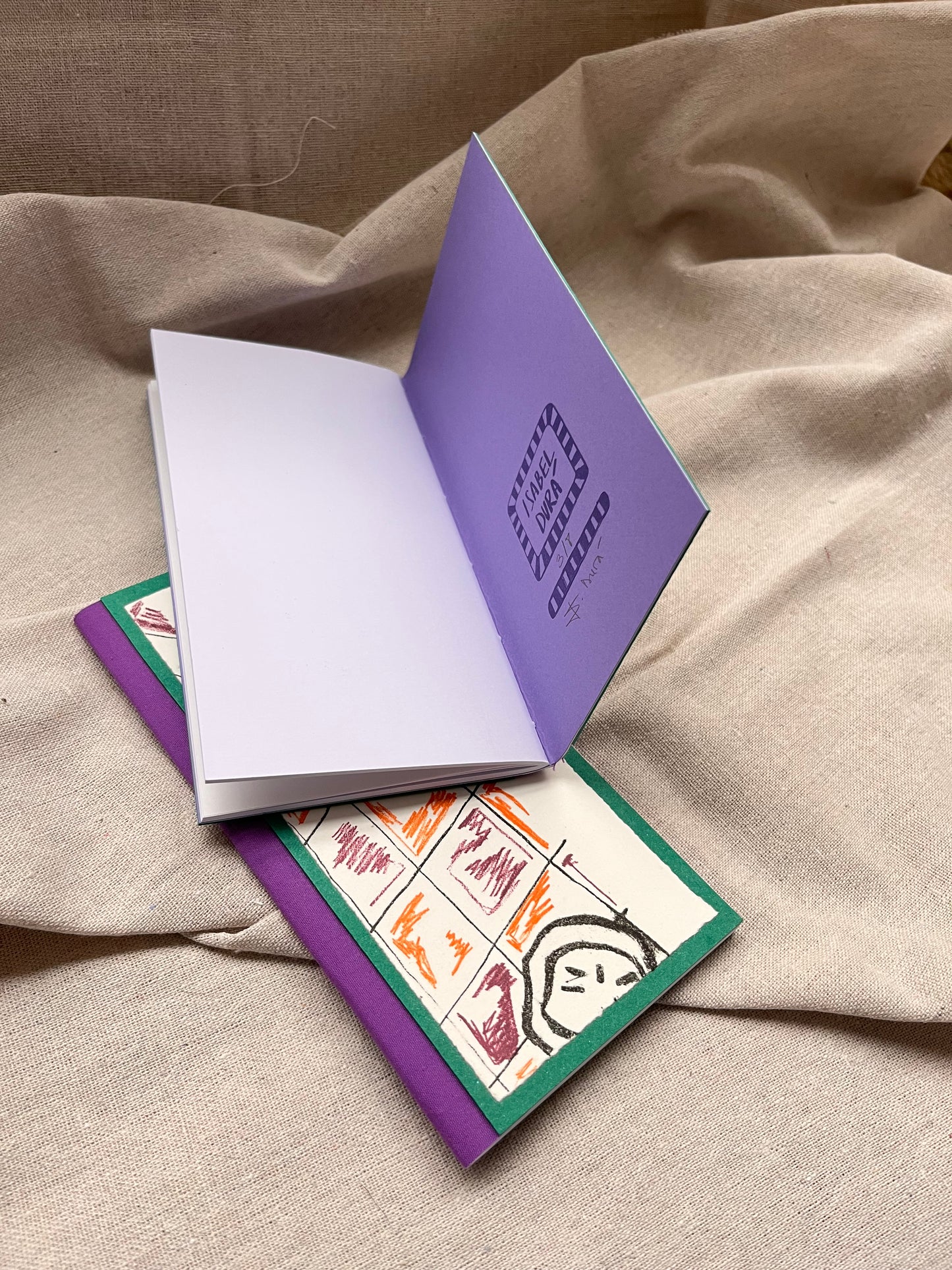 Libreta litografía / Tapa dura / Alargada