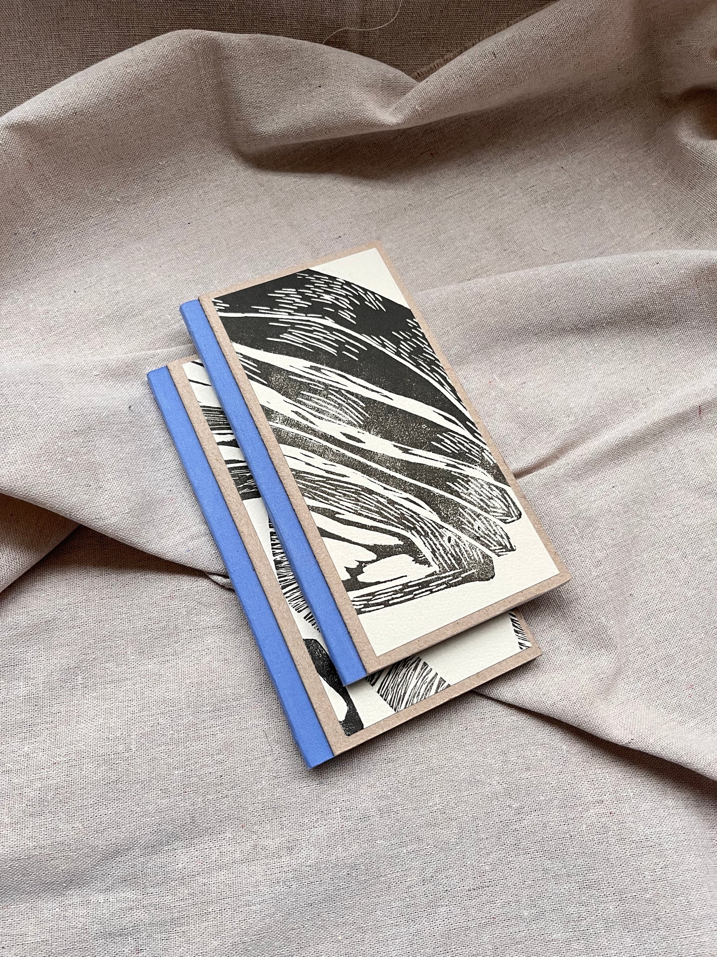 Libreta xilografía / Tapa dura / Alargada