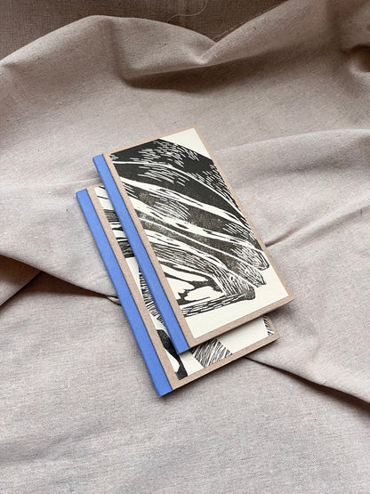 Libreta xilografía / Tapa dura / Alargada