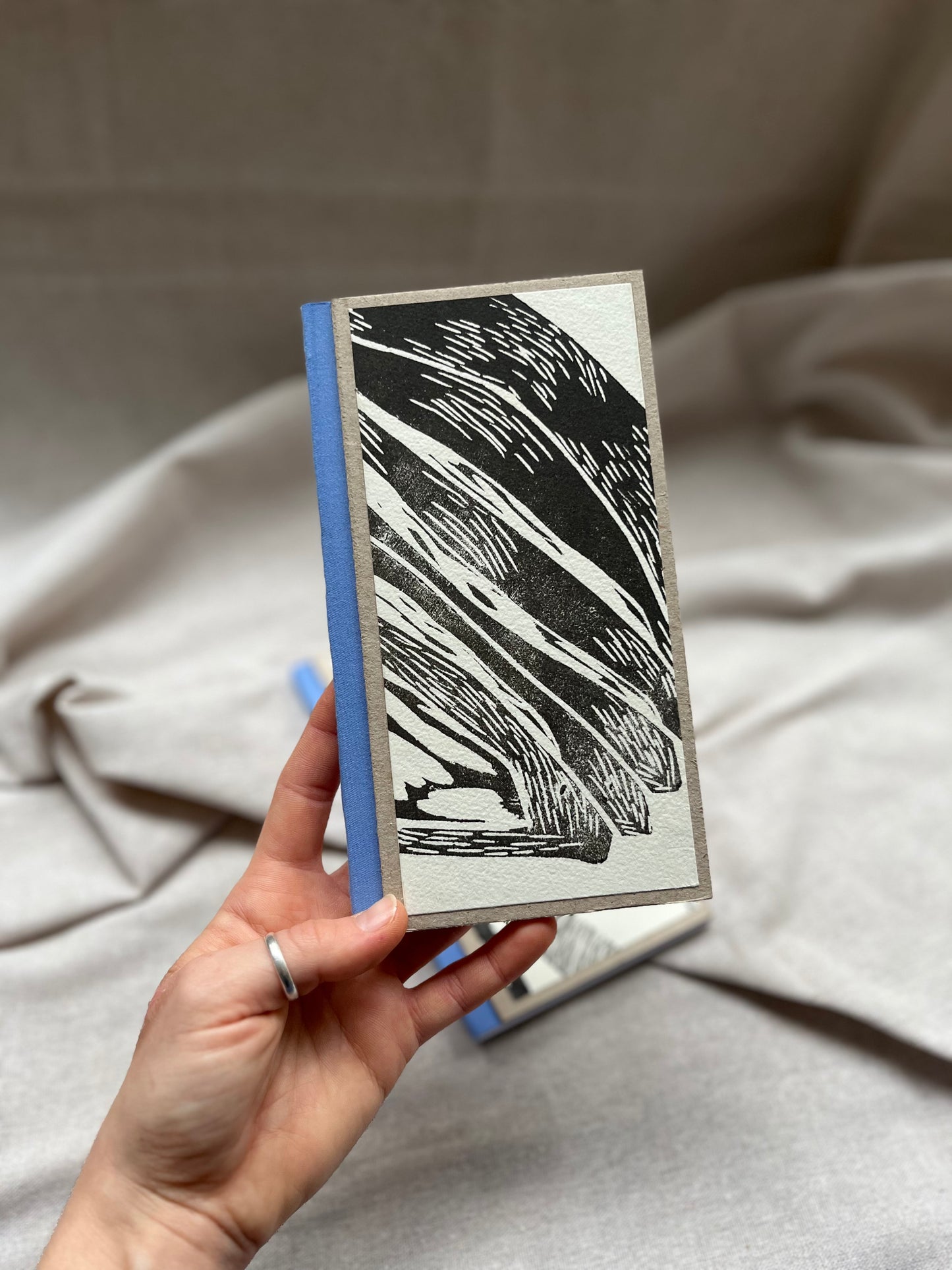 Libreta xilografía / Tapa dura / Alargada