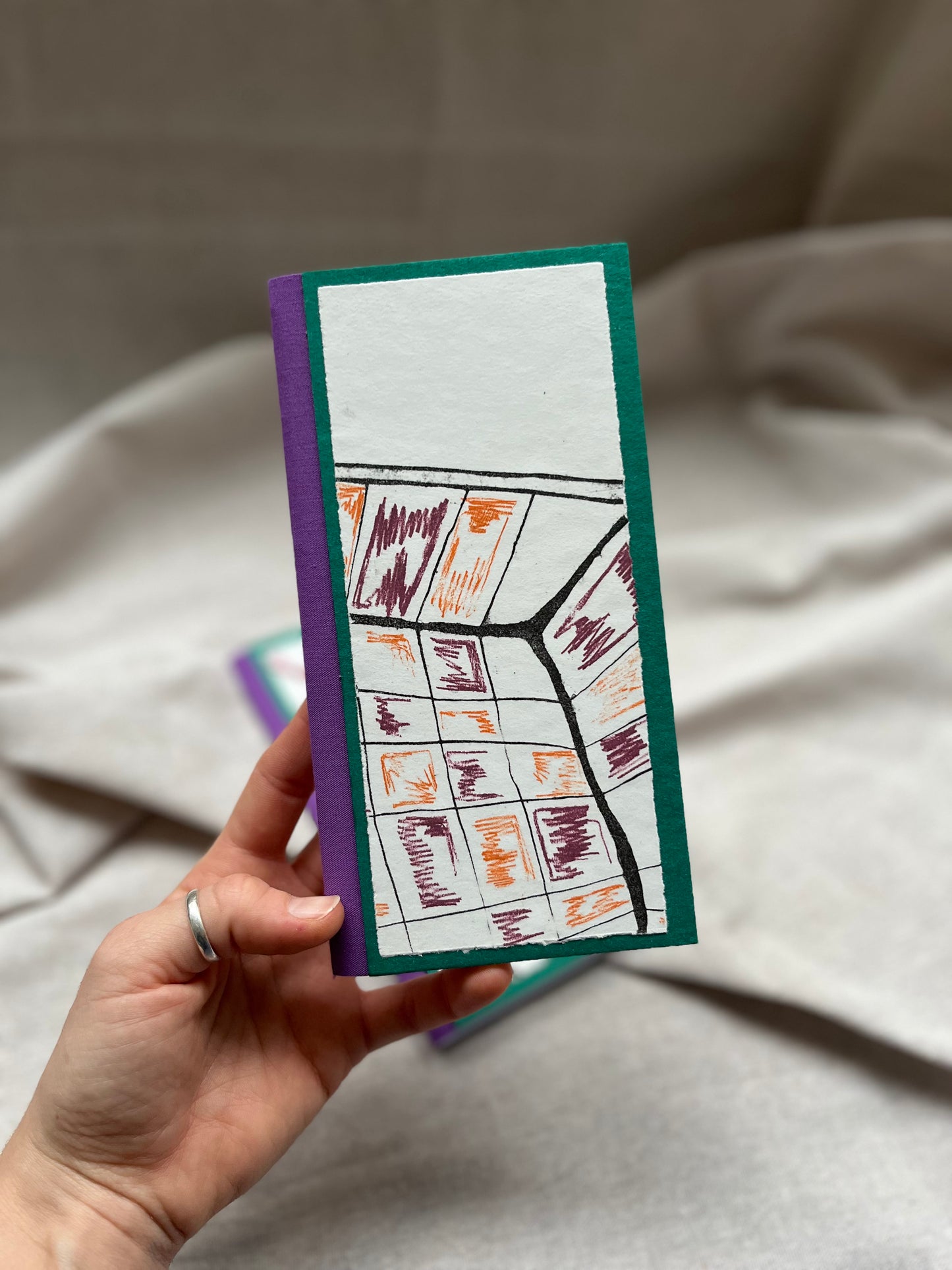 Libreta litografía / Tapa dura / Alargada