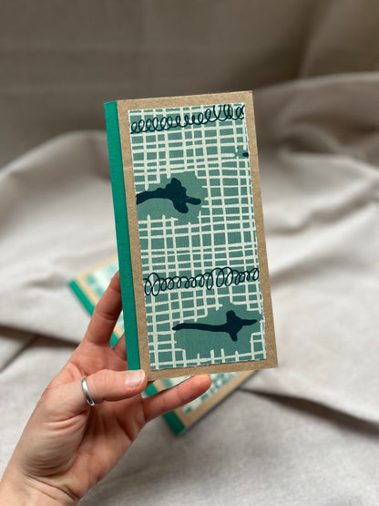Libreta xilografía/litografía / Tapa dura / Alargada
