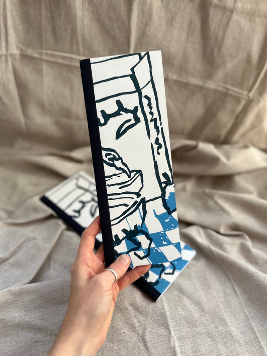 Libreta serigrafía / Tapa blanda / Alargada