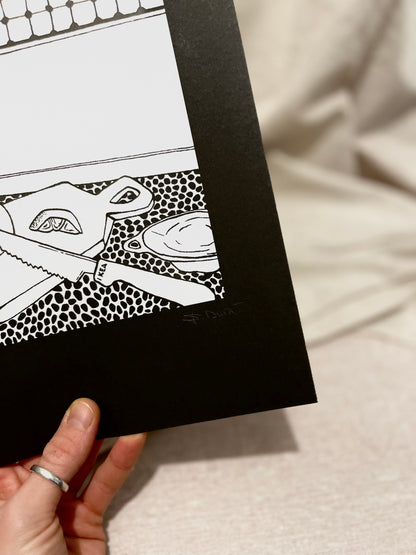 PRINT - Cuchillo A4